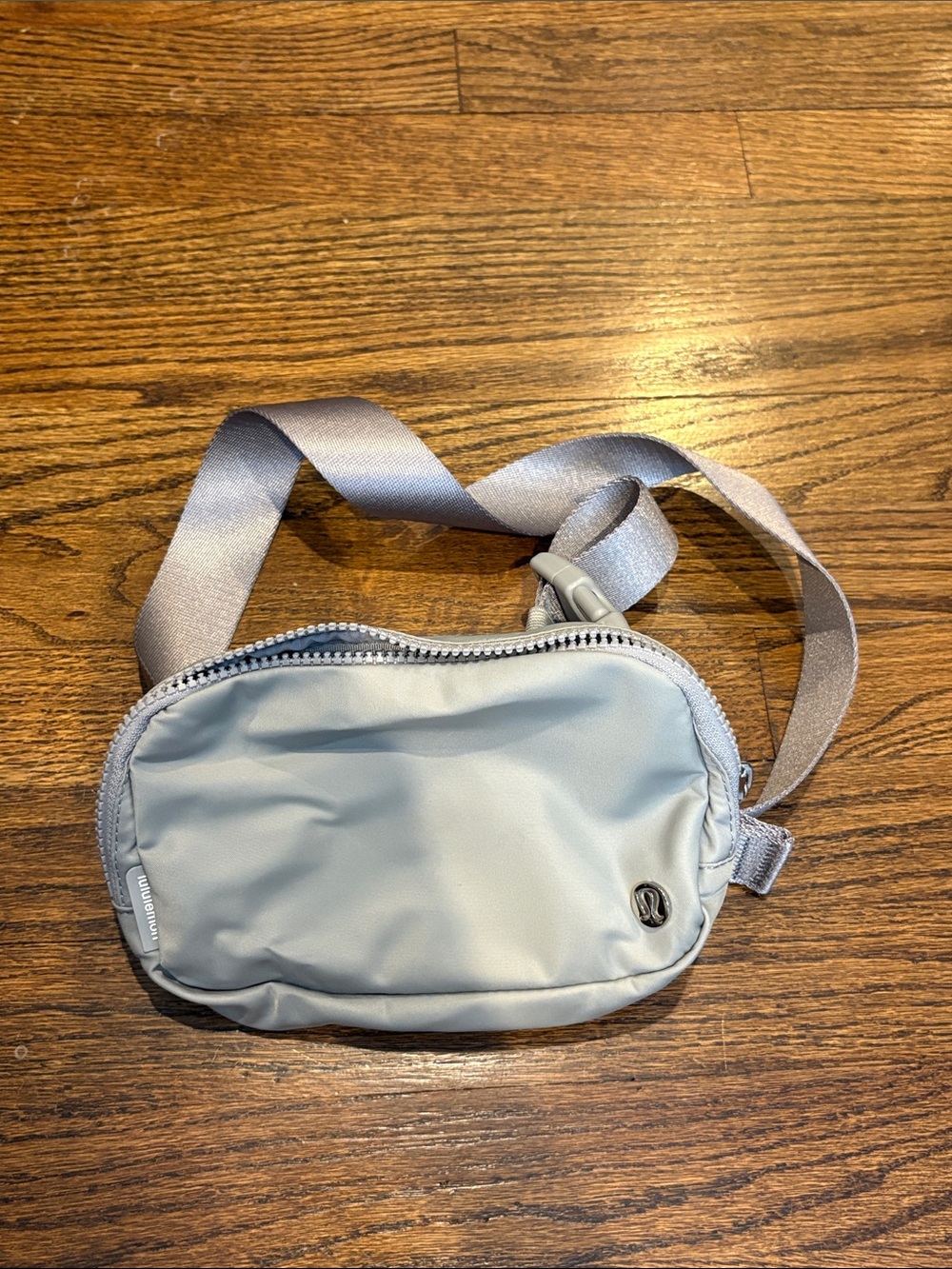 Lululemon Light Gray Crossbody Belt Bag